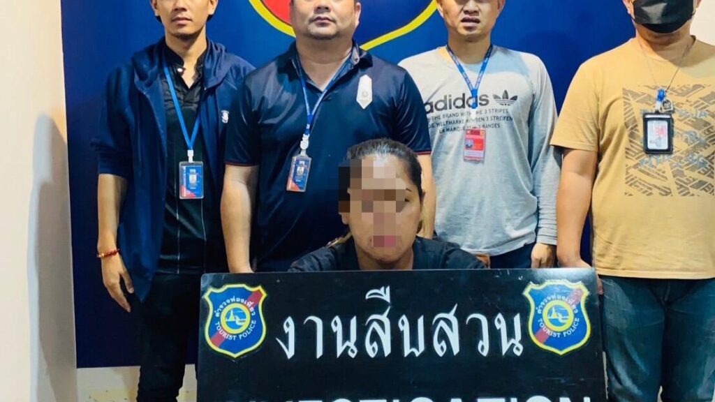 pattaya-tourist-police-arrest-restaurant-worker-for-allegedly-stealing-customer's-phone-–-the-pattaya-news